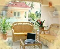 Terrace of the Apart-Hotel CORTE DEL MAR - Las Terrenas - Dominican Republic